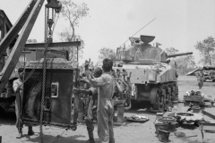 5thIndian-ShermanRepair-Taungtha 29 March-1945